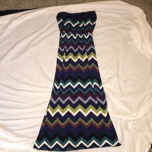 Strapless Maxi Dress